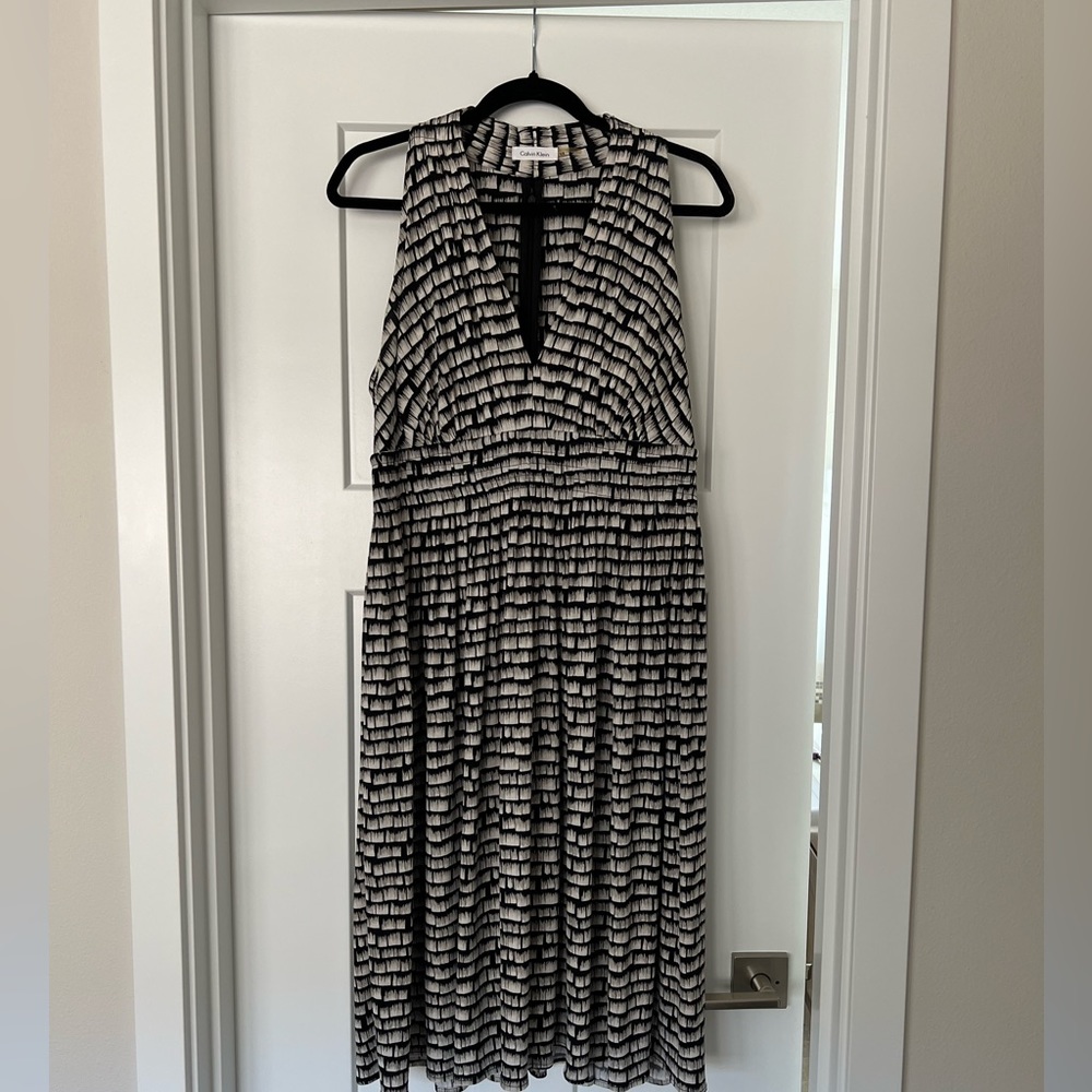 Snake-print cocktail dress